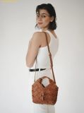  Túi Đeo Chéo VERAFIED Caramel Woven Basket Bag Caramel 