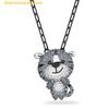 Dây Chuyền, Vòng Cổ Swarovski Zodiac Tiger Pendant Tiger, Gray, Ruthenium Plated 5623750