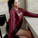  Áo Sweater MLB Sportive Varsity Woven to Man Boston Red Sox Sweatshirt 3AMTV0544-43BDS Màu Đỏ 