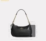  Túi Đeo Vai Coach Teri Shoulder Bag In Signature Canvas With Floral Print CBG173 Hoa Tím 