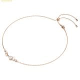  Dây Chuyền Swarovski Constella necklace Crystal pearl, Round cuts, White, Rose gold-tone plated 5729504 