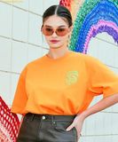  Áo Phông MLB Pop Art Graphic Overfit Short Sleeve T-Shirt SF (Orange) 3ATSL0233-14ORS 