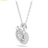  Dây Chuyền, Vòng Cổ SWAROVSKI Swan pendant Mixed cuts dancing , Swan, White 5732412 