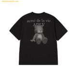  Áo Phông ADLV Ac Bear One Tone Basic Logo Short Sleeve T-Shirt Đen 