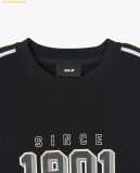  Áo Sweatshirt MLB cổ tròn tay dài Sportive Varsity Track 3FMTV3141-43BKS Đen 