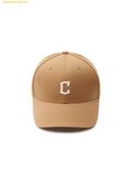  Mũ Lưỡi Trai MLB Premium Basic Small Logo Structured Ball Cap Cleveland Guardians Phom Cứng 3ACP9203N-45CAS - Màu Nâu 