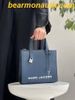 Túi Tote Marc Jacobs Mini Grind Leather Tote Navy