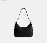  Túi Đeo Vai Coach Hamptons Hobo Bag Black CW642 