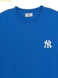  Áo Phông MLB Basic Street Back Letter Oversized Short Sleeve T-shirt New York Yankees 3ATSB1063-50BLN Neon Blue 