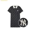  Đầm Polo MLB Women's Diamond Monogram Jacquard Pique Dress NY (Black) 3FOPM0443-50BKS 