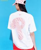  Áo Phông MLB Checkerboard Clipping Logo Overfit Short Sleeve T-Shirt PHI (White) 3ATSO0233-10WHS 