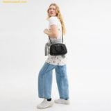  Túi Xách Coach Savannah Small Carryall Bag CAL54 Đen 