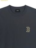  Áo Phông MLB Basic Street Color Letter Oversized Short Sleeve T-shirt Boston Red Sox D.Grey 3ATSB1563-43GRD 