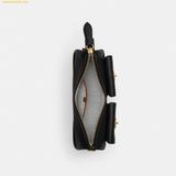  Túi Đeo Vai Coach Twin Turnlock Waverly Bag Black CDZ20 