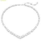  Dây chuyền, Vòng Cổ Swarovski Mesmera necklace Mixed cuts, White, Rhodium plated 5665242 