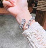  Vòng Tay Swarovski Matrix cuff Mixed cuts, White, Rhodium plated 5692527 