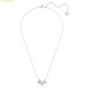  Dây Chuyền, Vòng Cổ Swarovski Idyllia Lilia necklace Butterfly, White, Rhodium plated 5636421 