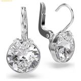  Bông Tai, Khuyên Tai Swarovski Bella V drop earrings Round cut - 5292855 