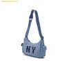  Túi Đeo Vai MLB Denim Hobo Bag NY Sky blue 7ACRMD05N-50SBS 