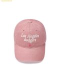  Mũ Lưỡi Trai MLB Varsity Lettering Washed Unstructured Ball Cap LA 3ACPVV04N-07PKM Hồng 