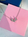  Dây Chuyền, Vòng Cổ Swarovski Idyllia Lilia necklace Butterfly, White, Rhodium plated 5636421 
