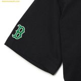  Áo Phông MLB Checkerboard Clipping Logo Overfit Short Sleeve T-Shirt BOS (Black) 3ATSO0233-43BKS 