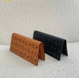  Ví MCM Long Bifold Wallet In Visetos Original - Không có SKU - Nâu 