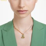  Dây Chuyền, Vòng Cổ Swarovski Teddy pendant Crystal pearl, Bear, Multicolored, Gold-tone plated 5669162 