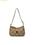  Túi Đeo Vai MLB Boston Red Sox Diamond Monogram JQD Mini Hobo Bag 7ACRMD15N-43BGS Nâu 