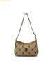 Túi Đeo Vai MLB Boston Red Sox Diamond Monogram JQD Mini Hobo Bag 7ACRMD15N-43BGS Nâu