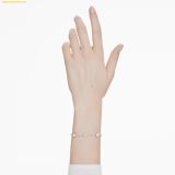  Vòng Tay , Lắc Tay Swarovski Imber bracelet Round cut, White, Rhodium plated 5696079 