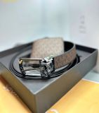  Ví Nam Michael Kors Signature Logo Billfold Wallet and Belt Gift Set Brown Black 36S4LGFF6B 