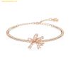  Vòng Tay, Lắc Tay Swarovski Volta Bangle Bow, White, Rose Gold-Tone Plated 5647565 