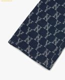  Quần Dài MLB Classic Monogram Stripe Jacquard Denim 3FDPM0424 