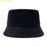  Mũ Bucket MLB Basic Corduroy New York Yankess 3AHTC0136-50BKS Đen 