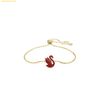 Lắc Tay, Vòng Tay Swarovski conic Swan bracelet, Swan, Small, Gold