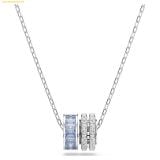  Dây Chuyên, Vòng Cổ SWAROVSKI Connexus pendant Mixed cuts, Love is around, Blue, Rhodium plated 