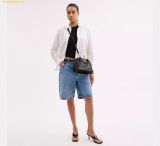  Túi Đeo Chéo Coach Sabrina Satchel Bag Black CAM55 