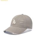  Mũ Lưỡi Trai MLB Damaged Washed Unstructured Ball Cap LA Dodgers Grey 3ACPVV34N-07GRS 