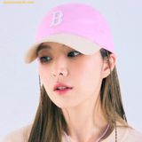  Mũ Lưỡi Trai MLB Basic Coloration Ball Cap Boston Red Sox Hồng 3ACP3303N-43VOS 