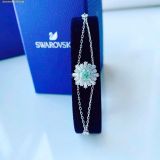  Vòng Tay, Lắc Tay Swarovski Idyllia bracelet Mixed cuts, Sun, Green, Rhodium plated 5642960 