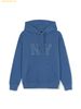 Áo Hoodie MLB Coopers Big Logo Mega Overfit Hoodie NY (Ptn. Indigo) 3AHDB3044-50INP