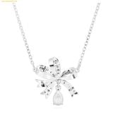  Dây Chuyền Swarovski Volta Necklace Bow, Small, White, Rhodium Plating 5647583 