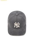  Mũ Lưỡi Trai MLB H-Fit Pigment Unstructured Ball Cap NY (Charcoal Grey) 3ACPVV65N-50CGS 