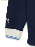  Áo Polo Tay Dài  MLB Varsity Long Sleeve Sports Collar T-Shirt NY (Navy) 3ATSV0944-50NYS 