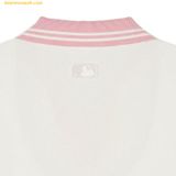  Áo Polo Tay Dài MLB Women's Basic Small Logo Long Sleeve Collared T-Shirt CLE (Cream) 3FPQB0141-45CRS 