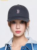  Mũ lưỡi trai MLB Street Backarch Unstructured Ball Cap Boston Red Sox - SKU 3ACPB076N-43CGD - D.Charcoal 