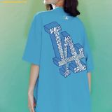  Áo Phông MLB Illusion Clipping LA Dodgers Tshirt 3ATSU2033-07ABD 