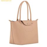  Túi Tote Longchamp Le Pliage One M Beige - Canvas 