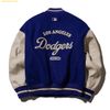  Áo Khoác Bomber MLB Wool Culcibe Sleeveless Varsity Jacket LA (Royal Blue) 3AJPV0534-07RBS Navy 